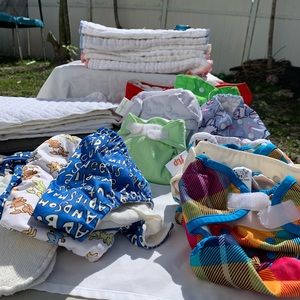 Cloth diaper bundle!Added snappie& liners +2covers